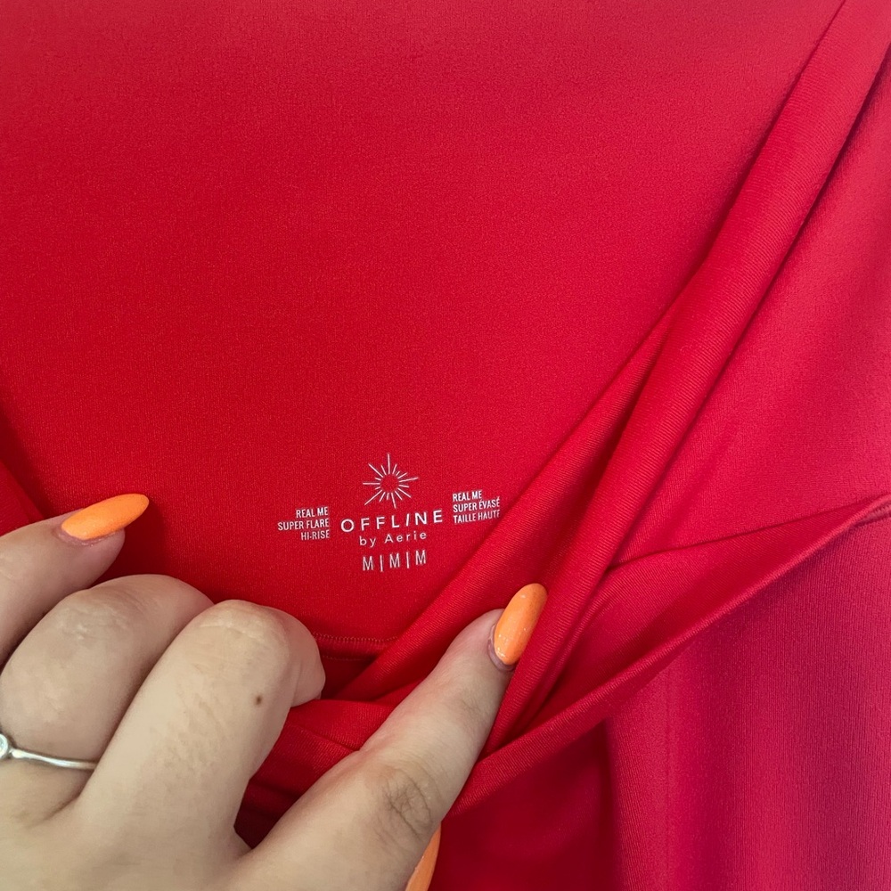 Red Scoop-Neck Two Piece Set - Picture 6 of 6